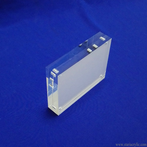 Vertical or Horizontal Mini Acrylic Block Sign Holder Photo Frame